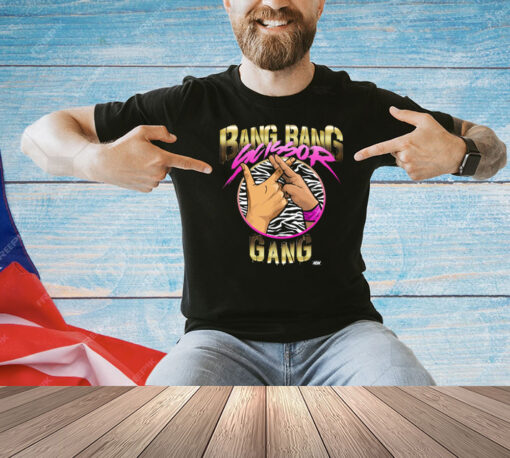 Bullet Club Gold The Acclaimed – Bang Bang Scissor Gang Illustrated Shirt