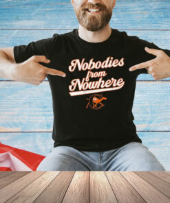 Campbell baseball nobodies from nowhere shirt