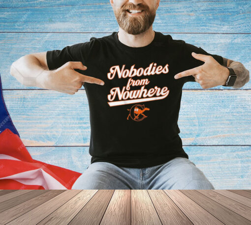 Campbell baseball nobodies from nowhere shirt