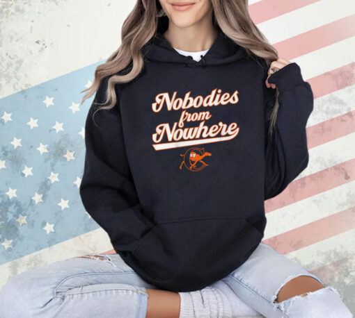 Campbell baseball nobodies from nowhere shirt