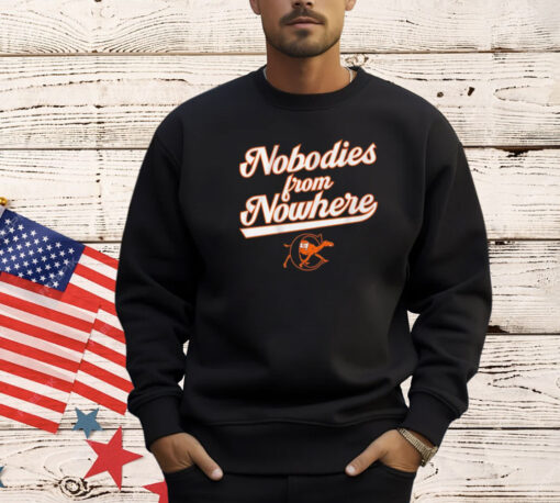 Campbell baseball nobodies from nowhere shirt