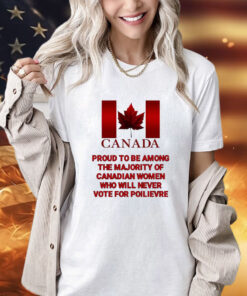 Canada proud to be among the majority of canadian women shirt