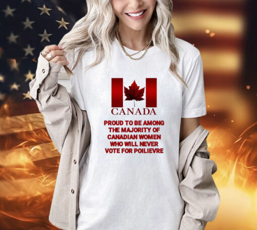 Canada proud to be among the majority of canadian women shirt