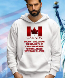 Canada proud to be among the majority of canadian women shirt