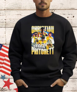 Christian Pritchett Georgia Tech Yellow Jackets football retro shirt