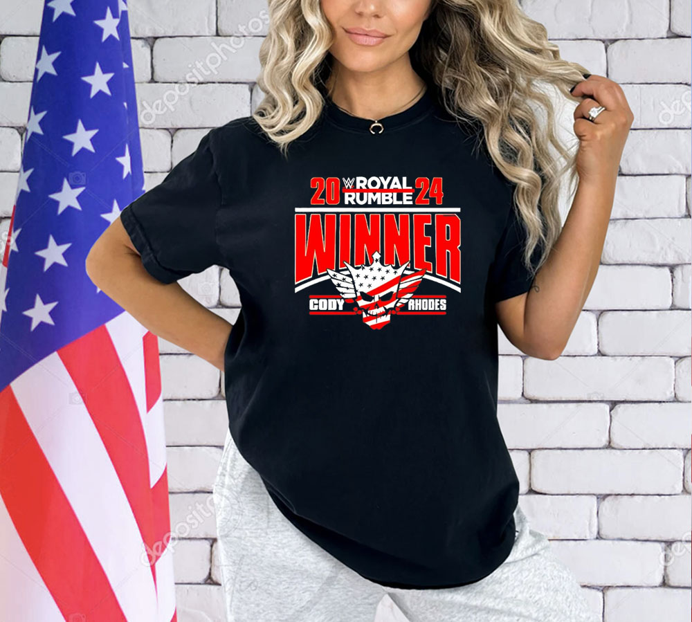 Cody Rhodes 2024 Royal Rumble Winner T-shirt