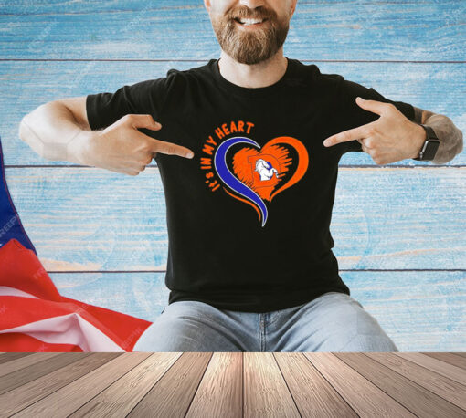 Denver Broncos it’s in my heart T-shirt