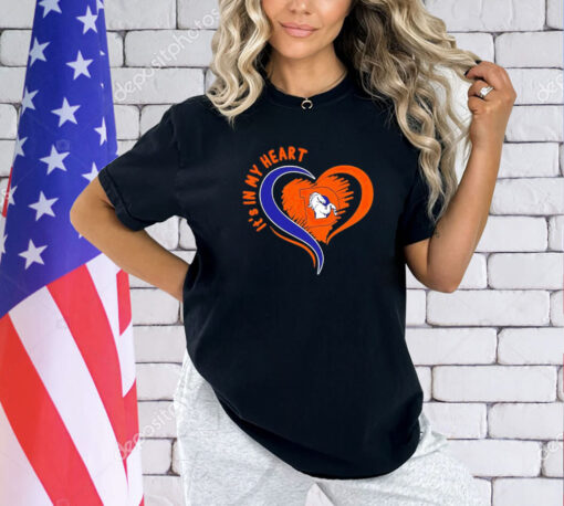 Denver Broncos it’s in my heart T-shirt