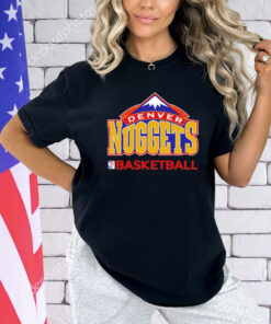 Denver Nuggets basketball Nuggets vintage mountain logo shirt