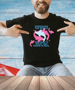 Disregard The World and run to what you know is real shirt