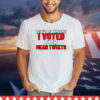 Dont blame me i voted for mean tweets T-shirt