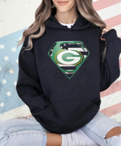 Green Bay Packer Super Man Logo shirt