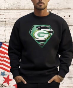 Green Bay Packer Super Man Logo shirt