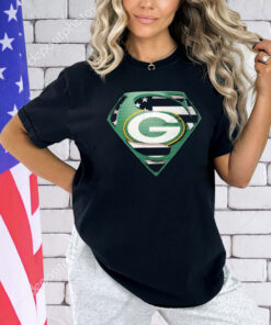 Green Bay Packer Super Man Logo shirt