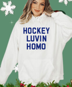 Hockey luvin homo T-shirt