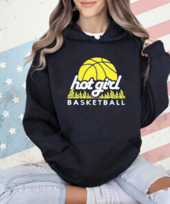 Hot girl basketball fire T-shirt