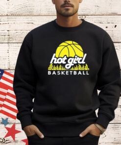 Hot girl basketball fire T-shirt