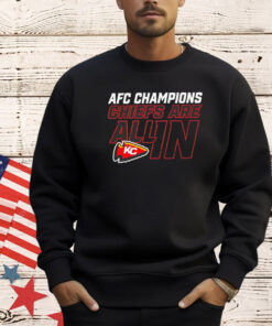 Kansas City Chiefs AFC Champions Chiefs are all in T-shirt