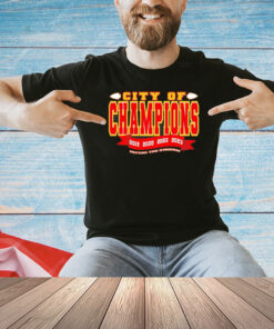Kansas City Chiefs city of champions defend the Kingdom T-shirt