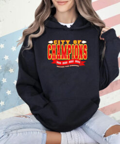 Kansas City Chiefs city of champions defend the Kingdom T-shirt