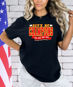 Kansas City Chiefs city of champions defend the Kingdom T-shirt