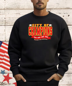 Kansas City Chiefs city of champions defend the Kingdom T-shirt