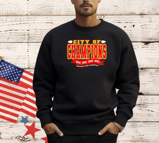 Kansas City Chiefs city of champions defend the Kingdom T-shirt