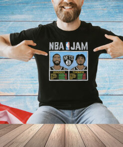 Nba Jam Nets Bridges And Thomas Shirt