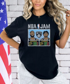 Nba Jam Nets Bridges And Thomas Shirt