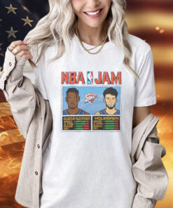 Nba Jam Thunder Gilgeous-Alexander And Holmgren T-Shirt