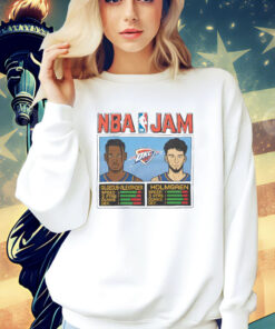 Nba Jam Thunder Gilgeous-Alexander And Holmgren T-Shirt