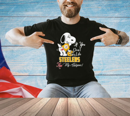 Nfl Pittsburgh Steelers Snoopy dog kiss my endgone shirt