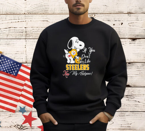 Nfl Pittsburgh Steelers Snoopy dog kiss my endgone shirt