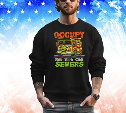 Occupy New York city sewers T-shirt