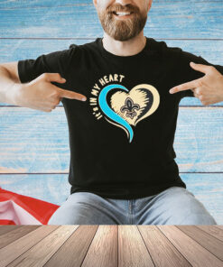 Official New Orleans Saints it’s in my heart T-shirt