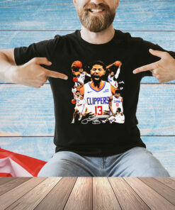 Paul George Los Angeles Clippers basketball graphic poster shirt