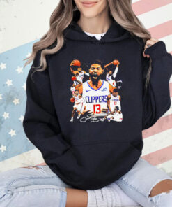 Paul George Los Angeles Clippers basketball graphic poster shirt