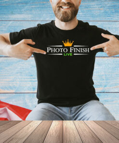 Photo finish live logo shirt