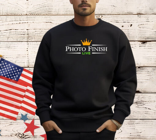 Photo finish live logo shirt