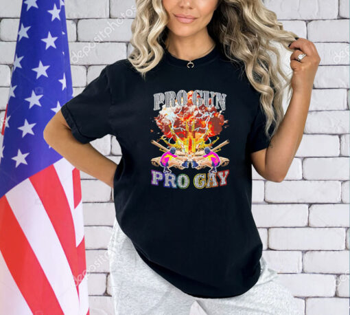 Pro gun pro gay vintage shirt