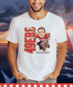 San Francisco 49ers Brock Purdy cartoon T-shirt