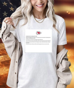 Statement From The Kansas City Chiefs Shirt