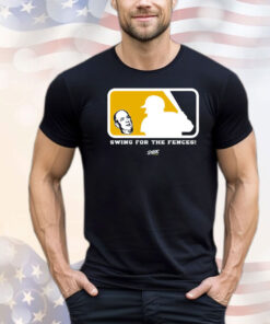 Offcial Swing For The Fences T-Shirt For Oakland Baseball Shirt