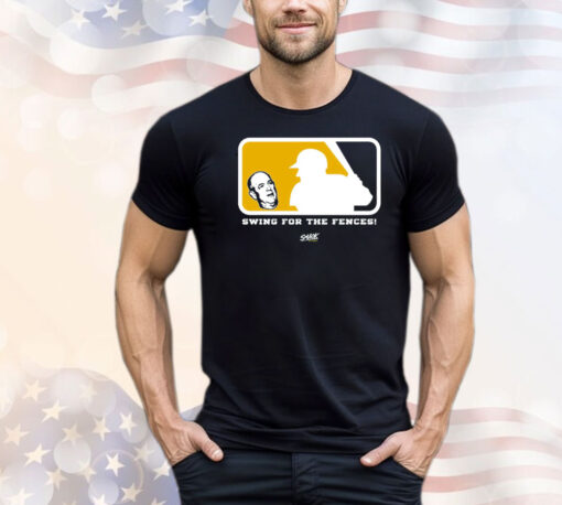 Offcial Swing For The Fences T-Shirt For Oakland Baseball Shirt