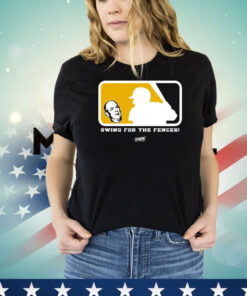 Offcial Swing For The Fences T-Shirt For Oakland Baseball Shirt