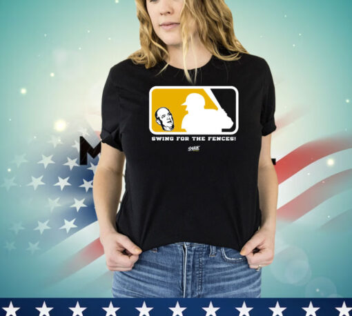 Offcial Swing For The Fences T-Shirt For Oakland Baseball Shirt