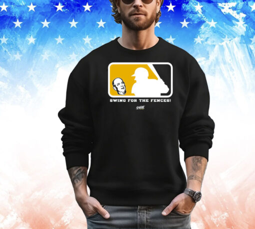 Offcial Swing For The Fences T-Shirt For Oakland Baseball Shirt