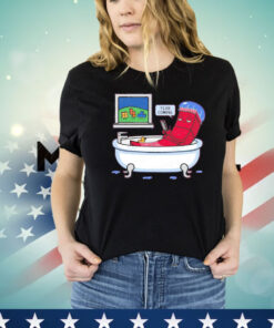 The Hero Tetris piece is always running late never in a hurry yeah coming T-shirt