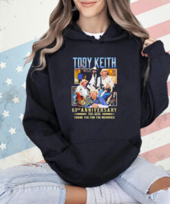 Toby Keith 63rd Anniversary 1961 2024 Thank You For The Memories Signature Shirt