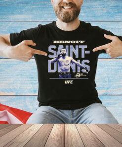 UFC Benoit Saint Denis Retro Bitmap shirt